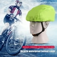 thumbnail image 3 of cdar Helmet Rain Cover Tough Waterproof Quality Pure Color Bicycle Helmet Cover, 3 of 5