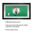 thumbnail image 2 of Boston Celtics Logo Ready-To-Hang Black Framed Wall Mirror, 2 of 4