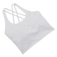 thumbnail image 5 of Strappy Sports Bras for Women, Cross Back Yoga Bra Padded Sports Bra with Detachable Cups for Yoga Workout Fitness Low Impact, 5 of 8