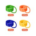 thumbnail image 3 of Unique Bargains 6cm Plastic Carnival Ringtoss Rings Game Hoop 24 Pack (Blue, Green, Orange, Yellow), 3 of 5