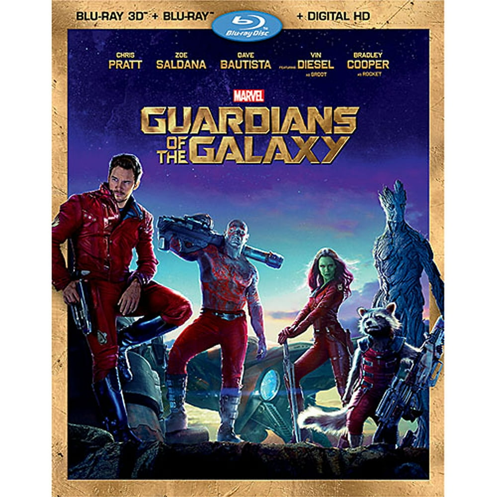 Guardians of the Galaxy (Bluray 3D + Bluray + Digital HD) Walmart