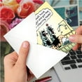 thumbnail image 4 of 1 Funny Baby Card with Envelope - Robot Parents Baby C7238BBG, 4 of 6