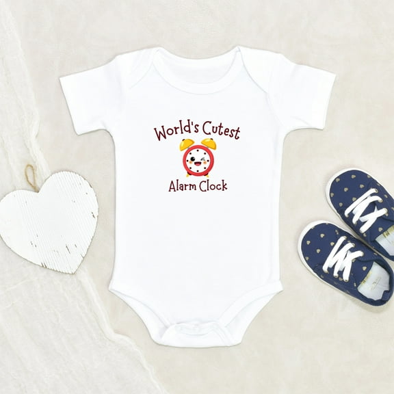 Newbabywishes - Funny Cutest Alarm Clock Baby Clothes for Boys and Girls - Newborn Baby Clothes
