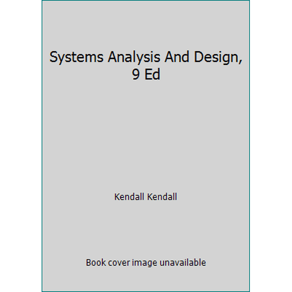 Pre-Owned Systems Analysis And Design, 9 Ed (Paperback) 933254798X 9789332547988