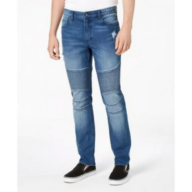 Express Express Rocco Slim Fit Skinny Leg Jeans, Medium Wash, 36W x