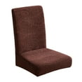 thumbnail image 2 of Funda elástica para silla de comedor, extraíble y lavable, ideal para banquetes y eventos. Café oscuro, 2 of 8