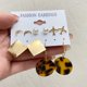thumbnail image 5 of Juego de 6 pendientes de cadena de círculo de metal, personalidad creativa, pasadores de amor transfronterizos, pendientes de mariposa para mujer, adecuados para mujeres, 5 of 6