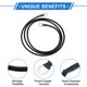thumbnail image 4 of 1 Pc Cable Inversor de Batería 10 AWG Gauge 4FT 5/16" Lug Cable de Batería Universal para Automóvil Vehículo Barco RV Solar Cobre Estañado Negro, 4 of 7