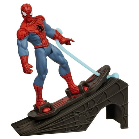 Spider-Man with Hover Board and Ramp, Launch your figure so he can catch some major air against the forces of evil By SpiderMan Ship from (Best Way To Catch A Spider)