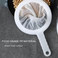 thumbnail image 3 of Ultra Fine Mesh Food Strainers 200 Mesh Nylon Strainer Spoon Juice Strainer with Handle Kitchen Tool for Filter Milk Tea Rice Milk Quinoa Fried Foods, 3 of 7