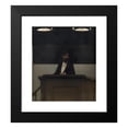 thumbnail image 2 of Harald Slott-Møller 12x14 Black Modern Framed Museum Art Print Titled - Georg Brandes at the University of Copenhagen (1888 - 1889), 2 of 5