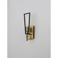 thumbnail image 2 of 11651BKSBR Maxim Lighting Wings - 1 Light Wall Sconce, 2 of 5
