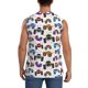 thumbnail image 4 of Fotbe Cartoon Monster Trucks1 Men's Camiseta sin Mangas Estampada para Hombres, Playera Casual para Gimnasio, Entrenamiento, Playa-X-Large, 4 of 7
