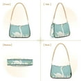 thumbnail image 7 of FORMRS Womens Shoulder Bag with Chain Strap Clutch Purse Cute Tote Handbag, White Cartoon Swan, 7 of 7