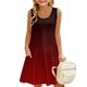 thumbnail image 2 of Girls Summer Sundress Sleeveless Gradient Dress Summer Casual A-Line Sundress with Pockets Sizes 4-12 ,Sie:120, 2 of 8