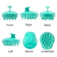 thumbnail image 3 of Maxsoft Hair Scalp Massager Shampoo Brush, Scalp Care Brush Light Green, 3 of 6