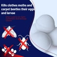 thumbnail image 4 of (10) Enoz M0thBalls, 4oz Bags Cabinet Closet M0th Repellent No Clinging Odor Effective Against Clothes Moths Carpet Beetles Eggs Larvae Long-Lasting Protection for Garments and Fabrics, 4 of 8