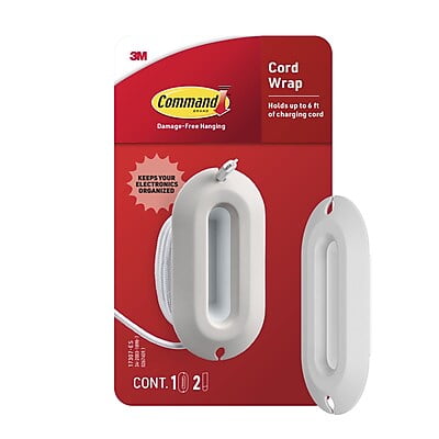 Command Cable & Wire Wrap, White (17307-ES)