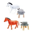 thumbnail image 1 of EASTIN 2Pcs Food Processing Horse Toy Kids Toys Walking Horse Plaything Random Color, 1 of 6