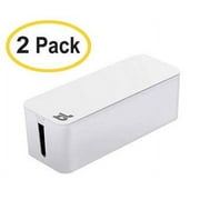 Bluelounge CableBox Cable and Cord Management System - (White) - Pack of 2