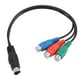 thumbnail image 2 of Cable adaptador de sonido, S Video 7 pines S Video Pin Maleto RCA Cable hembra S Video Pinto Cable AV Características líderes en su clase, 2 of 8