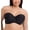 Jet Black, variant on Luxe Strapless Bra 36HH, Pearl Ivory - CK2601