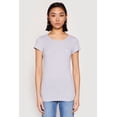 thumbnail image 2 of Rainbow Shops Female Adult Short Sleeve Scoop Neck Tee Ambiance, Short Sleeves, Scoop Neck, T-Shirt, Marled Pattern, 2 of 5