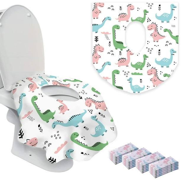 ENASAT 20 Extra Large Toilet Seat Covers Disposable for Kids & Adults
