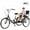 black, variant on Adult Tricycle 7 Speed,3 Wheel 24 inch Bikes Extended Rear Wheelbase Tricycle Wheel Bike with Rear Basket for Women,Seniors Maximum Load 550lbs