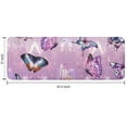 thumbnail image 7 of Purple Butterfly Pattern Kitchen Rug Mat,Kitchen Runner Rugs Non Skid Washable,Decorative Kitchen Floor Mats for Kitchen,Sink,Laundry,17"x47.2", 7 of 7