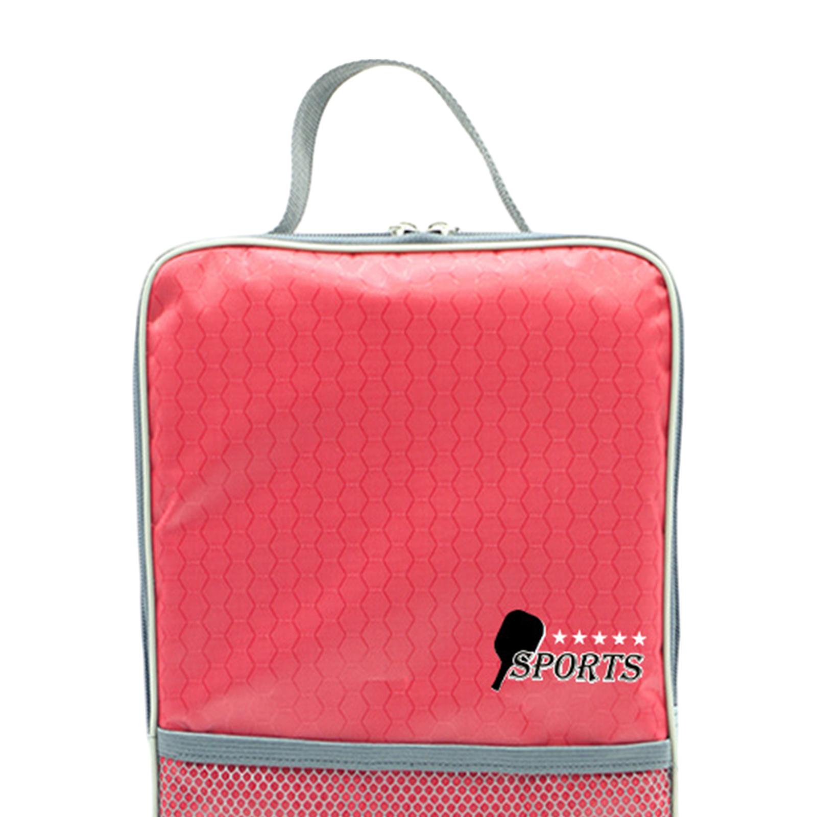 Sac De Rangement Pour Raquette De Pickleball - Housse Polyester 44x32 Cm Avec Poche Zippée, Transport Facile