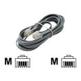 thumbnail image 1 of Steren - Phone cable - RJ-11 (M) to RJ-11 (M) - 7 ft - stranded, flat - silver, 1 of 2
