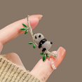 thumbnail image 2 of Broche icónico de panda transparente, 2 of 3
