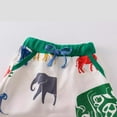 thumbnail image 6 of REDARER Toddler Kids Animal Print Drawstring Casual Shorts Playwear for Boys Girls Summer,4-5 Years, 6 of 6