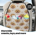 thumbnail image 4 of Labrador Retriever Dog No.1017 Mats Back Seat Protectors, Car Seat Protector Vehicle Organizers Waterproof Cover Back Seat Cover for Kids with 3 Storage Pockets 2 Pack, 4 of 5