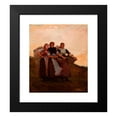 thumbnail image 2 of Winslow Homer 15x17 Black Modern Framed Museum Art Print Titled - Hark! the Lark (1882), 2 of 5