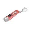 Mini llavero linterna con hebilla USB recargable linterna de emergencia (rojo) FLhrweasw Nuevo