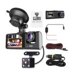 fastboy ABS Car 1080P DVR Dash Cam Front Interior Rear Camera Driving Recorder Dashcam Recorder Car Video