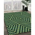thumbnail image 2 of Ahgly Company Indoor Rectangle Patterned Green Snake Green Area Rugs, 7' x 9', 2 of 6