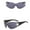 Black, variant on Sun Glassesfor Women Beach Accessories Pc Polarized UV400 Protection Lens Big Frame Fashion Glasses Trendy Stylish Shade Grey One Size