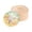 White, variant on TOYOUME Glitter Dumpling Squishy with Box, 4 inch, Yellow