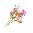 thumbnail image 1 of Ramo de tulipanes de flores artificiales, regalo decorativo con arreglo de mariposas para 3 piezas, 1 of 9