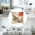 thumbnail image 5 of nygtbtfer Orange Happy Autumn Fall Y'all Decorative Throw Pillow Cover Case Home Living Room Bed Sofa Car Linen Square White, 5 of 7