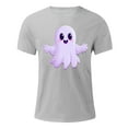 thumbnail image 4 of Blusas y camisas de manga corta y cuello redondo para hombre. Blusas/camisetas de manga corta con cuello redondo y estampado de Halloween para hombre. Blusa para hombre., 4 of 4