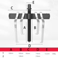 thumbnail image 4 of 2-Jaw Gear Puller 6-8 Inch Puller Internal External Removal Tool for Gear Pulley, 4 of 6