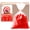 Red, variant on Chameleon Colors Bulk Color Powder, Red Holi Colored Chalk, 25 Pounds