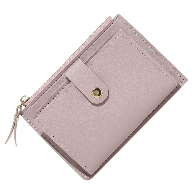 Huanglei Ladies Zip Coin Purse Multi Card Slot Wallet Leather Coin Purse Wallet