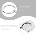 thumbnail image 3 of Miangastore 3pcs Shopping Trolley Tokens Key Ring Metal Token Coin Keyring Coin Keychain for Grocery Shopping Cart, 3 of 7