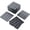 Gray, variant on 44 Pack Plastic Interlocking Deck Tiles,12"x12" Waterproof Floor Tiles,Plastic Patio Tiles for Indoor Outdoor Use, Patio Floor Decking Tiles for Garden Lawn Porch Poolside Balcony