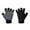 black, variant on Polyester Fibre Half Finger Yoga Gloves with Excellent Grip and Breathable Material for Fitness, Yoga and Pilates Enthusiasts